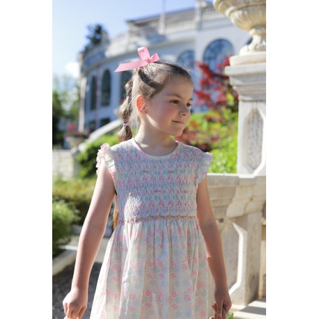 smocked dress girl liberty