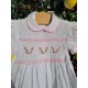 smocked dress girl white