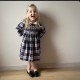 smocked dress girl stripes