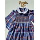 SCOTTISH smocked dress girl