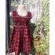 SCOTTISH smocked dress girl