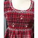 SCOTTISH smocked dress girl