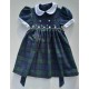 SCOTTISH smocked dress girl