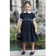 SCOTTISH smocked dress girl