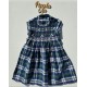 SCOTTISH smocked dress girl