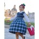 SCOTTISH smocked dress girl