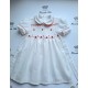 smocked dress girl white