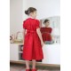 smocked dress girl VELVET