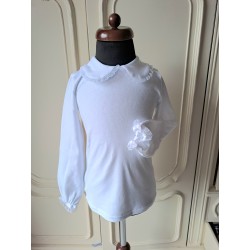 Skirt smocked white