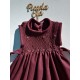 smocked dress girl VELVET