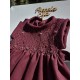 smocked dress girl VELVET