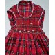 SCOTTISH smocked dress girl