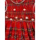 SCOTTISH smocked dress girl