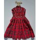 SCOTTISH smocked dress girl