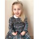 SCOTTISH smocked dress girl