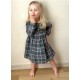 SCOTTISH smocked dress girl