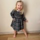 SCOTTISH smocked dress girl