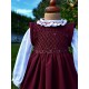 smocked dress girl VELVET